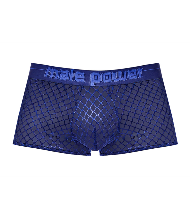 Male Power Mini-Shorts S Marine – Stilvolle Diamond Mesh für Komfort & Sexiness