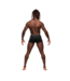 Male Power Men's Comfort & Style Modal Rib Pouch Short - Black L