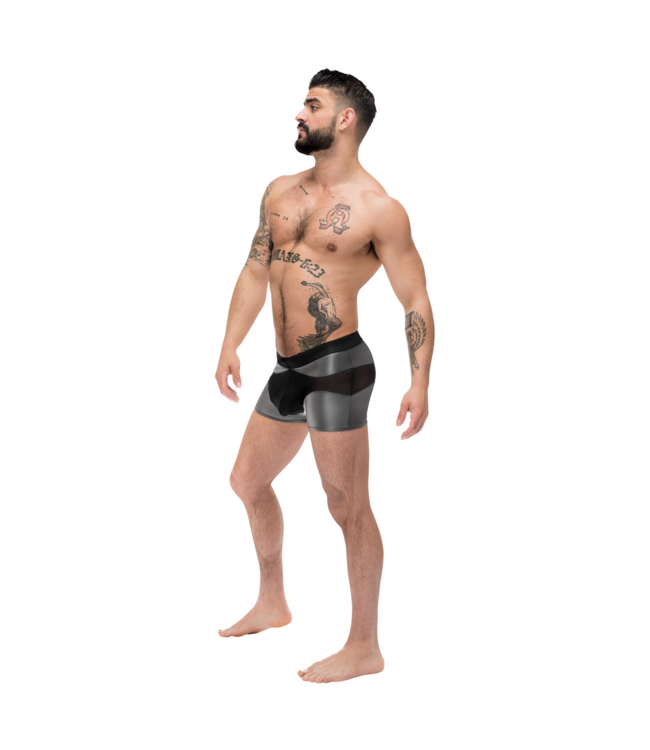 Male Power Male Power Iron Clad Grey Mesh Shorts - Stylish Comfort for Him