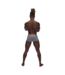 Male Power Casanova Uplift Mini Short XL Grijs - Luxe Satijnen Comfort met Steun