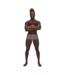 Male Power Casanova Uplift Mini Short XL Grijs - Luxe Satijnen Comfort met Steun