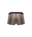 Male Power Viper Pouch Shorts - Stylish Grey with Sleek Snake Print Design