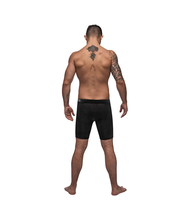 Male Power Black Nite Lange Compressieshort XL - Ultiem Comfort en Moderne Stijl