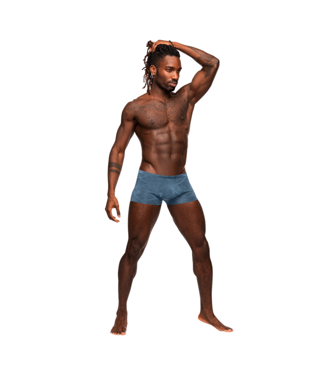 Male Power Stijlvolle Comfortabele Male Power Mini Short | Blauw voor Vrije Beweging