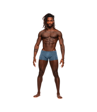 Male Power Mini Short L Blauw - Comfortabel en Trendy voor een Gedurfde Look