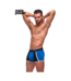 Male Power Retro Sport Panel Shorts XL - Comfort Stretch & Breathable Cotton-Spandex
