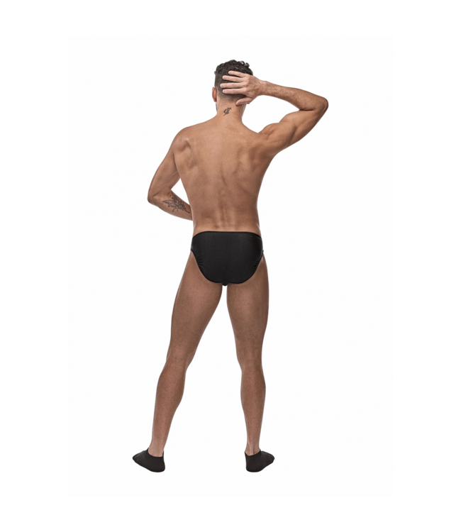 Male Power Chic Zwarte Slip Zonder Zakje - Open Kruis | Male Power Comfort & Elegantie