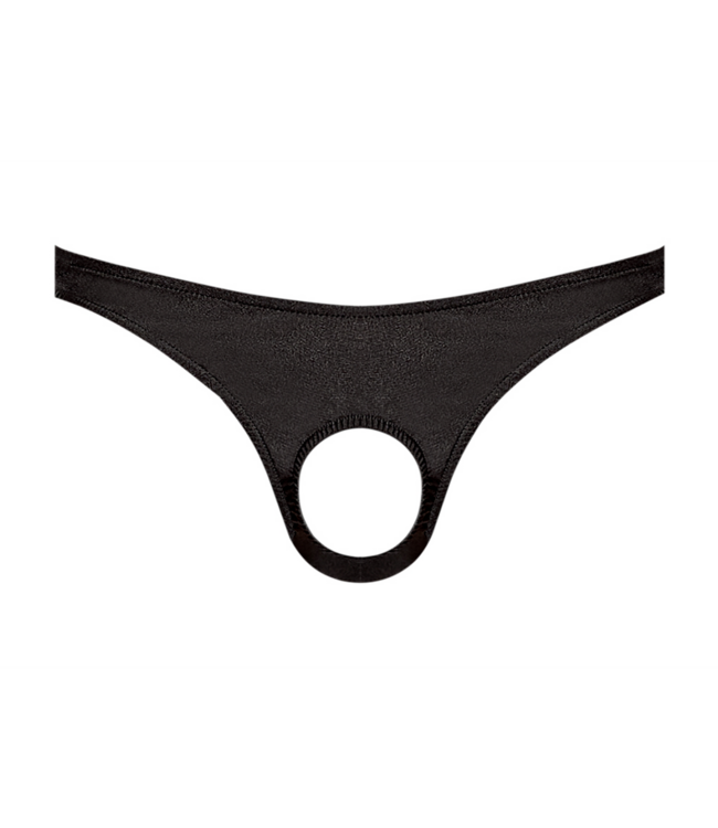 Male Power Chic Zwarte Slip Zonder Zakje - Open Kruis | Male Power Comfort & Elegantie