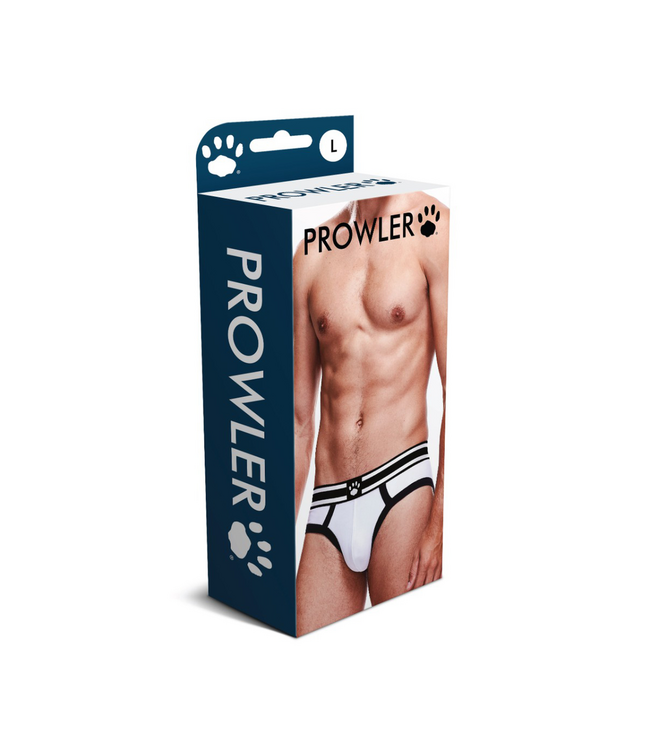 Prowler Prowler Slip Witte Achterkant - Comfortabel met Stijlvolle Zwart-Witte Tailleband