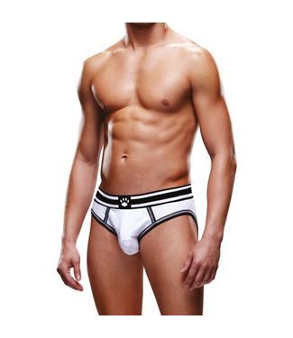 Prowler Prowler Rugloze Slips in Wit/Zwart - Verleidelijk en Stijlvol Design