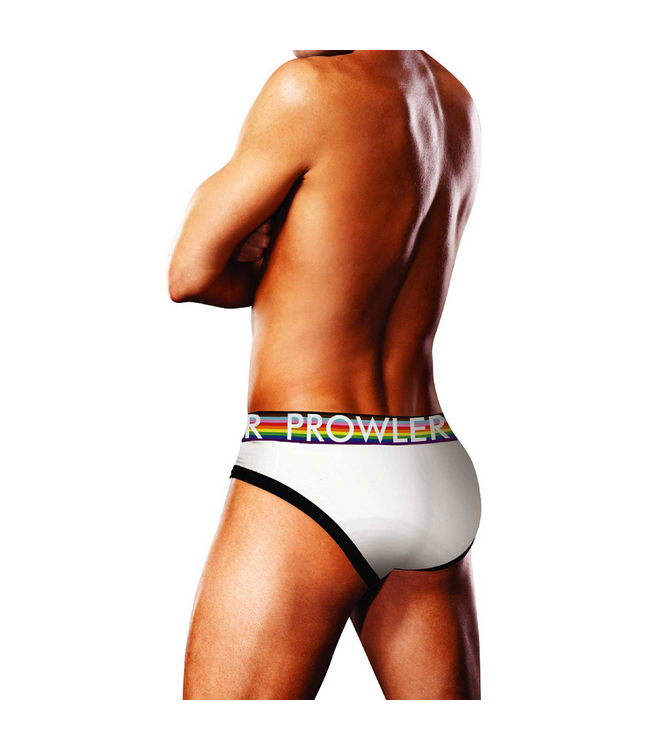 Prowler Prowler Oversized Paw Slip L - Pride Briefs in White for Comfort & Style