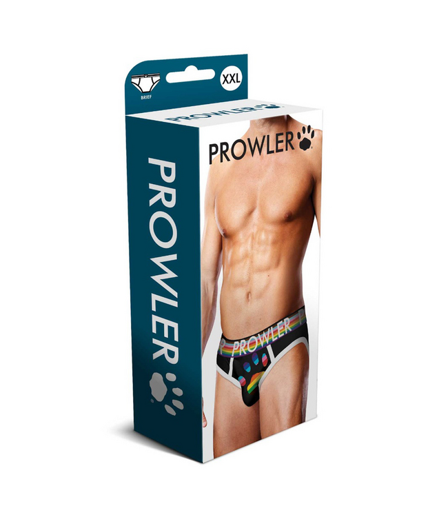 Prowler Zwart XXL Oversized Paw Slip voor Comfort en Zelfvertrouwen met Pride-logo