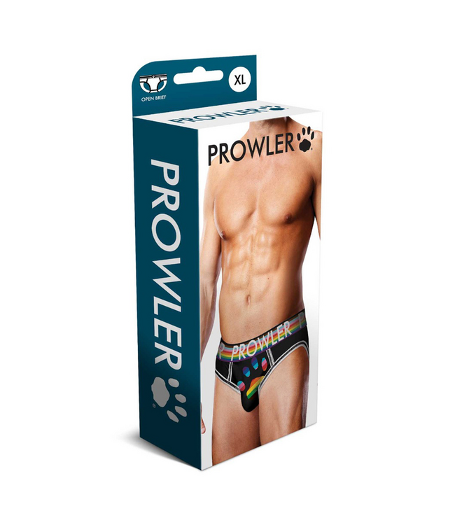 Prowler Prowler Brief met Open Achterkant | Comfortabel en Stoer in Zwart