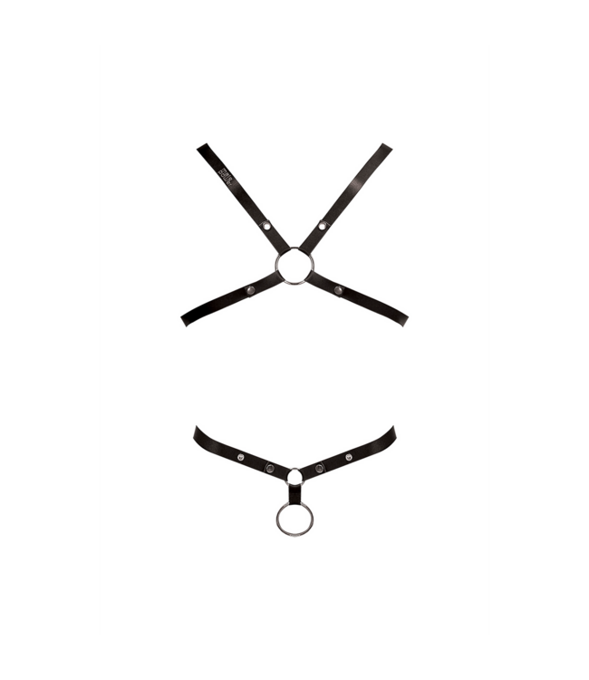 Male Power Rip Off Harness Zwart - Stoere, Verstelbare Set voor Krachtige Zelfexpressie