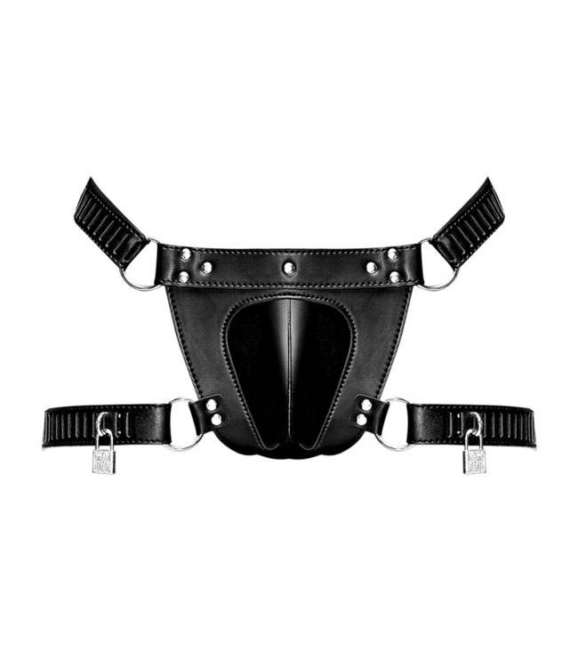 Male Power Male Power Kuisheidsstring met Verstelbare Gordel & Sleutels – Zwart