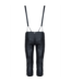 Regnes Fetish Planet Moderne Beierse 3/4 Herenbroek met Afneembare Achterkant en Metalen Accenten