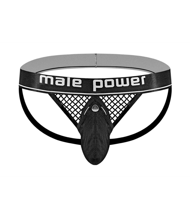 Male Power Male Power Cockring Jock L/XL Schwarz – Komfort trifft Eleganz