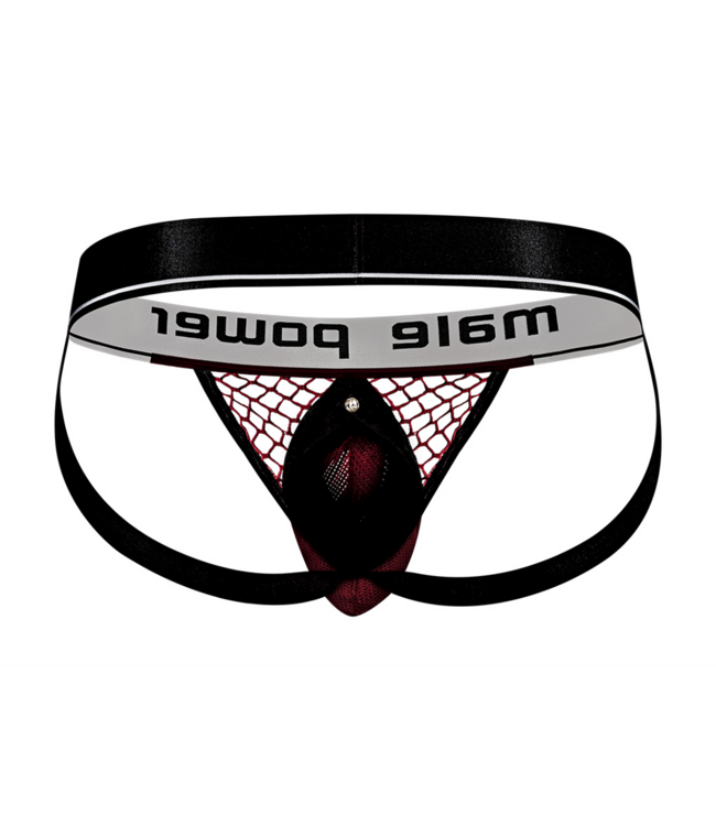 Male Power Bordeaux Cock Ring Jock S/M - Stylish Luxury for Men by Male Power