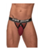 Male Power Luxe Cock Ring Jock S/M Bordeaux - Comfortabele Stijl voor Mannen