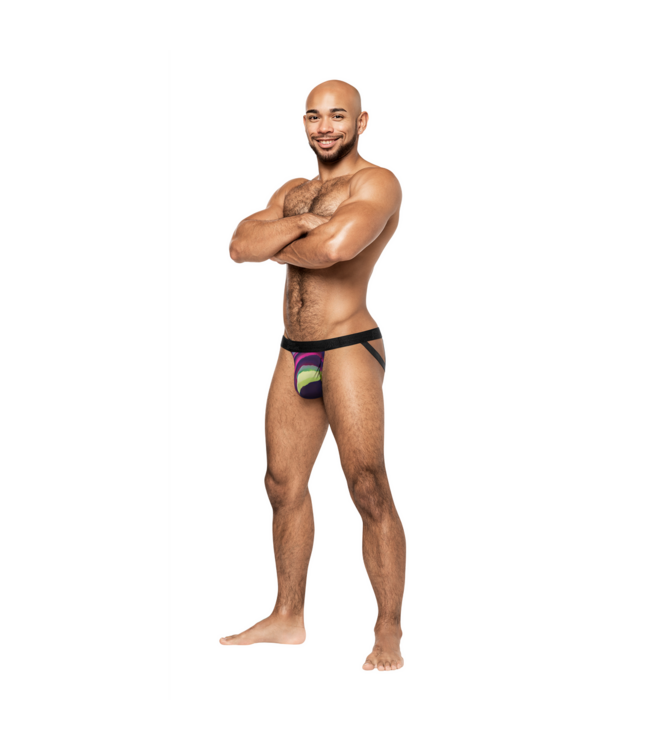 Male Power Galactic Strappy Ring Jock S/M - Komfort & Stil für Herren