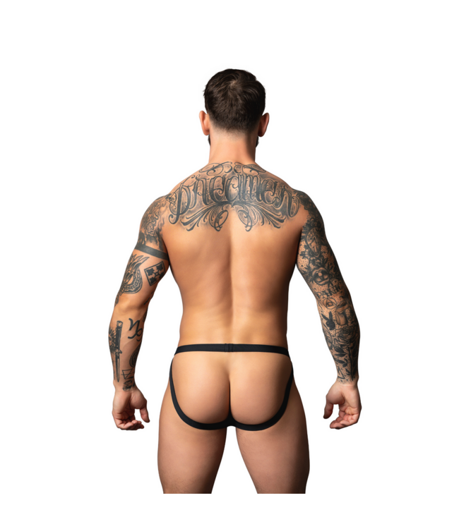 Male Power Hot Mesh Jock voor Mannen – Rood/Zwart, Comfortabel & Sexy Ondergoed