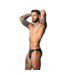 Male Power Moonshine Wetlook Jock for Men - Comfort & Style in L/XL Black