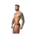 Male Power Edgy Male Power Wetlook Jock S/M Zwart | Comfortabele Ondersteuning