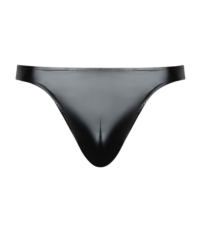 Male Power Edgy Male Power Wetlook Jock S/M Zwart | Comfortabele Ondersteuning