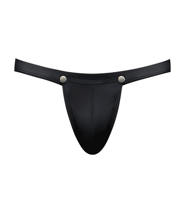 Male Power Oh Snap! Snap Off Men's Thong - L/XL Black, Bold & Stylish Design
