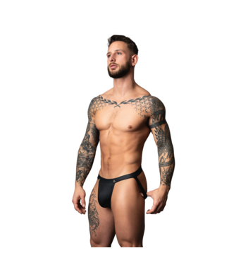 Male Power Oh Snap! Men's Snap Off Thong - Black S/M by Male Power