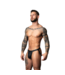 Male Power Gedurfde Oh Snap! Herenstring S/M Zwart - Stoere T-back van Male Power