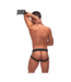 Male Power Retro Sport Panel Jock for Men | Black/Blue, Stylish & Comfortable