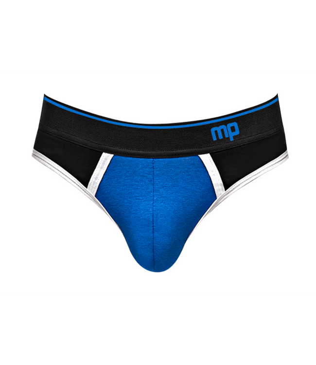 Male Power Retro Sport Jock L/XL Schwarz/Blau - Stylisch & Bequem für Männer