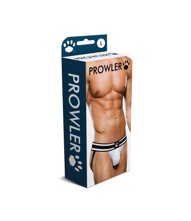 Prowler Prowler Jock M Wit/Zwart - Comfortabele en Sexy Jockstrap met Stijl