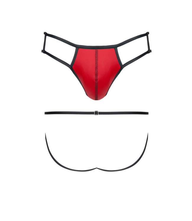 Regnes Fetish Planet Stijlvolle Wetlook Jock voor Heren - Krachtige Look & Perfecte Ondersteuning