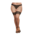 Dreamgirl Cubaans Geïnspireerde Hak Top Dijhoog | Elegant Sexy Dreamgirl Lingerie Nude