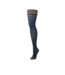 Kix'ies Debbie's Navy Blue Checked Thigh High Stockings | Chic All-Day Comfort