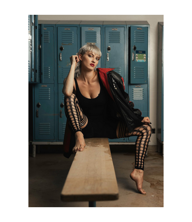 Kix'ies Jo Thigh Highs | Stylish Footless Fishnet Tights for All-Day Comfort