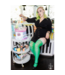 Kix'ies Kix'ies Argyle Thigh Highs in Groen | Comfortabele en Modieuze Golfkousen