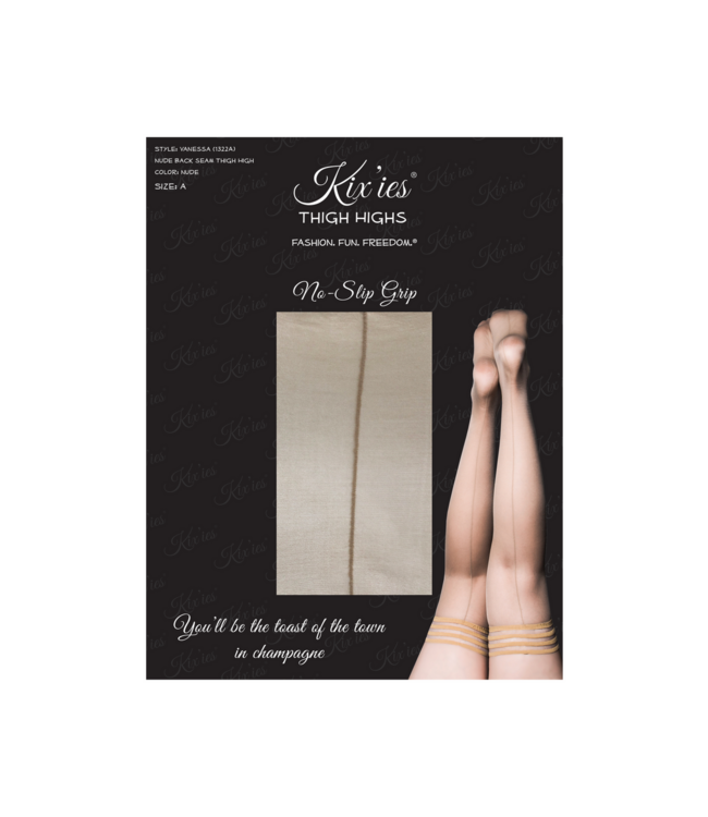 Kix'ies Kix'Ies Nude Dijhoge Kousen – Elegant, Comfortable en Perfecte Pasvorm