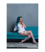Kix'ies Ashley Thigh Highs Weiß – Seidig, rutschfest & perfekt für Feierlichkeiten