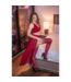 Kix'ies Heather Red Cabernet Opaque Thigh-High Tights | Comfort & Style Kix'ies