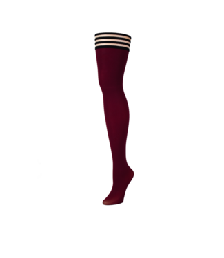 Kix'ies Kix'ies Heather Rote Overknee-Strumpfhosen – Stil & Komfort für alle Größen