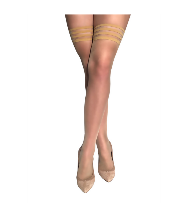 Kix'ies Chic Champagne Dijhoge Panty voor Ultiem Comfort en Stijl van Kix'ies