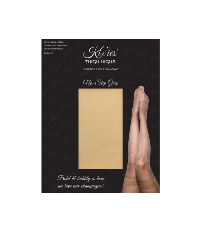Kix'ies Kix'ies Elegante Nude Stay-Ups D | Comfortabel & Stijlvol Voor Alle Maten