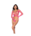 Mapalé Trendy Neon Roze 2-in-1 Hekwerk Top & Kousen – Comfortabel en Uniek