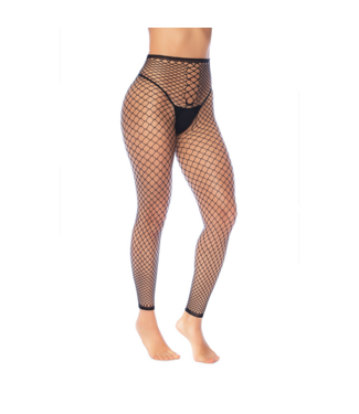 Mapalé 2-in-1 Stylish Black Stocking Fence Top - Unique & Versatile Fashion