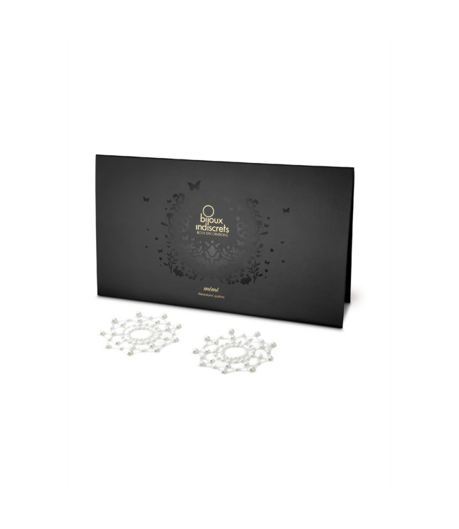 Bijoux Indiscrets Mimi Pearl Nipple Stickers – Go Topless with Confidence and Style!