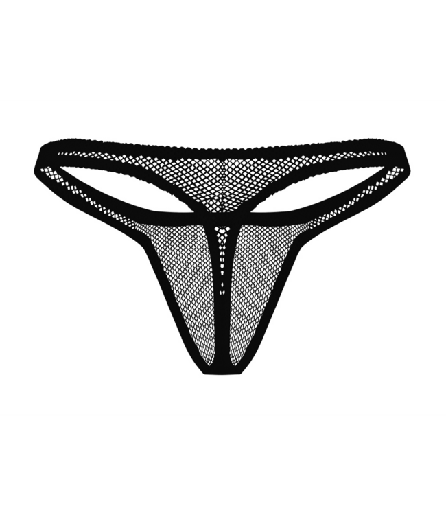 Male Power Bong Thong L/XL Schwarz – Fashionable Net-String für Herrenkomfort