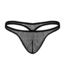 Male Power Bong Thong S/M Zwart | Comfortabele Visnet Bongo-String voor Elke Gelegenheid